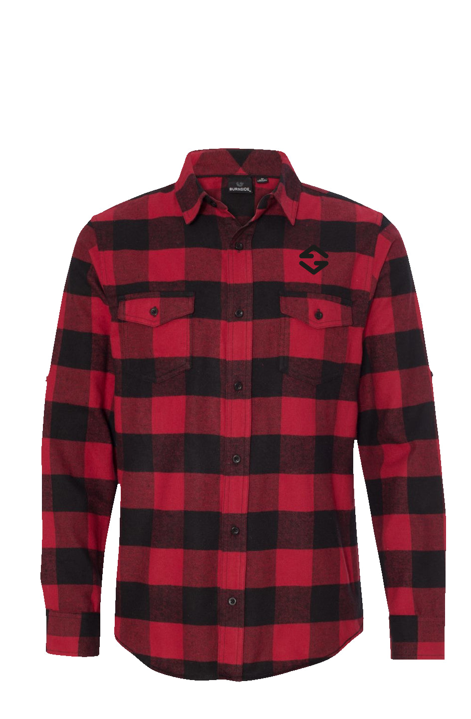 New $95 G.H. Bass & Co. Men Black Red Plaid Long-Sleeve Flannel Cotton  Shirt Xxl